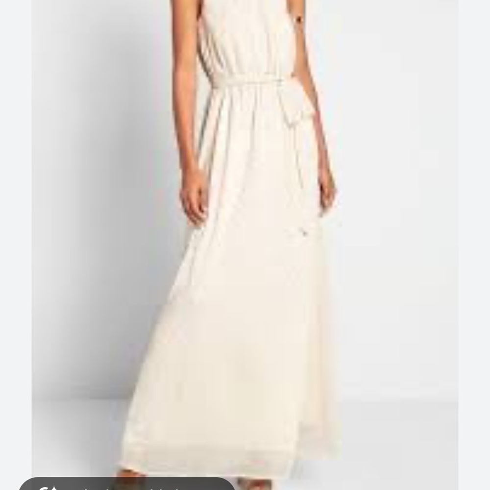 NEW - Modcloth Cream Maxi Dress